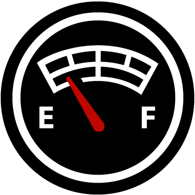 empty gauge