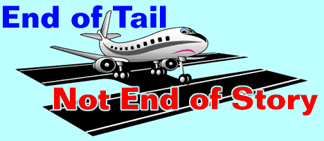 "End of Tail Not End of Story" Aircraft Holding Between Runways