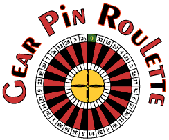 "Gear Pin Roulette" with a Roulette Wheel