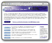 Screen shot of entry page to ASRS Database Online