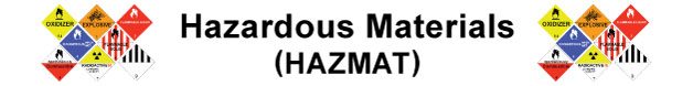 Hazardous Materials (HAZMAT)